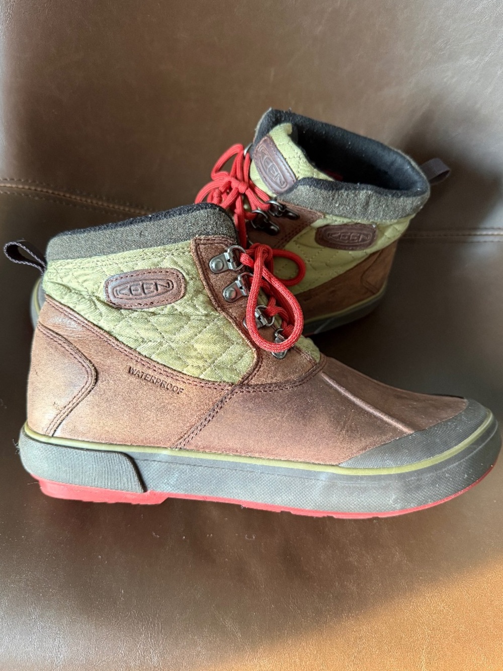 Keen Quilted Waterproof Insulated Bootie, size 8.5